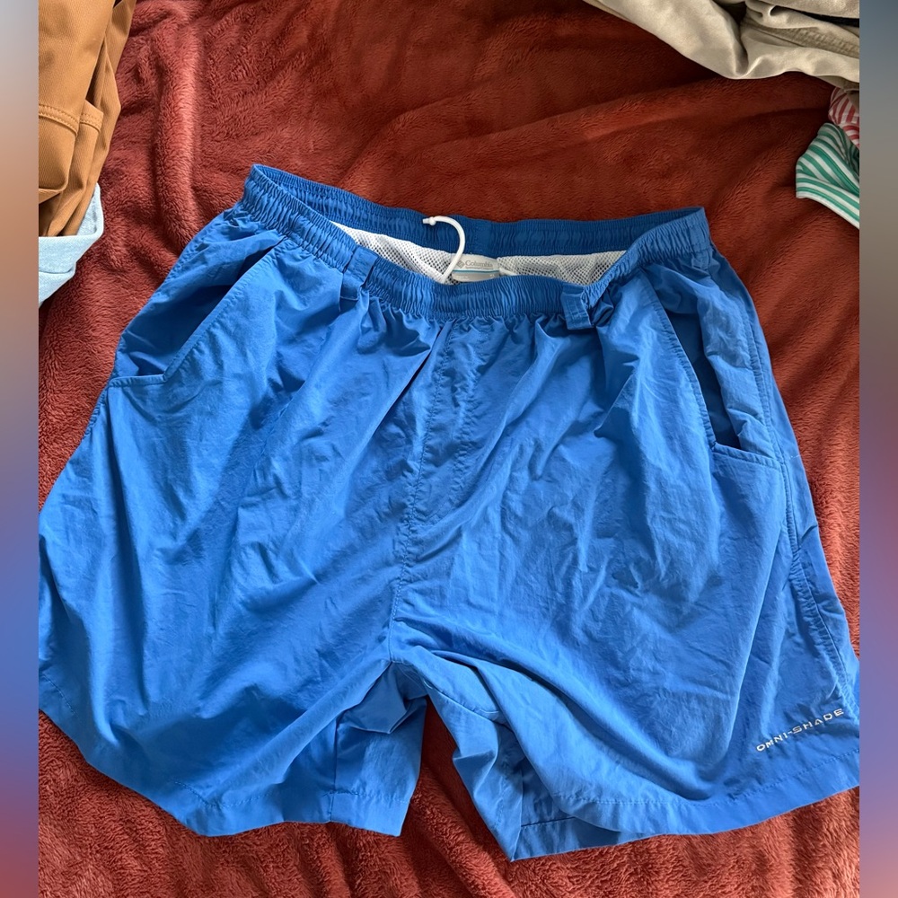 Men's Blue Athletic Shorts